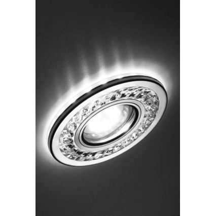 LED Vgradna svetilka EYE 1xGU10/50W + LED/3W/230V