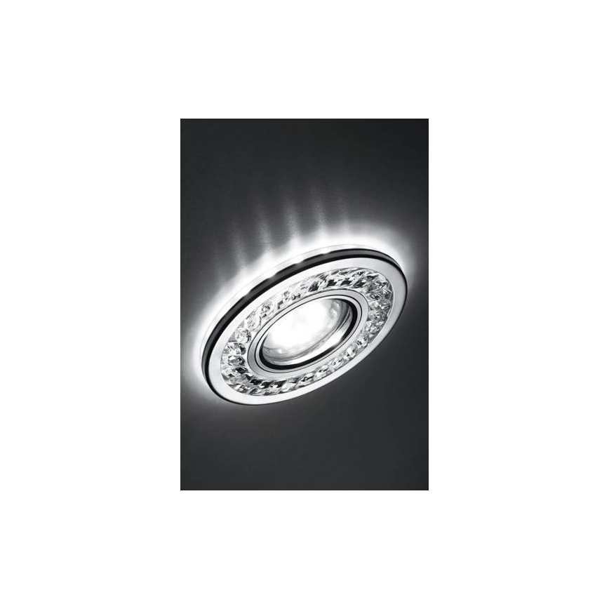 LED Vgradna svetilka EYE 1xGU10/50W + LED/3W/230V