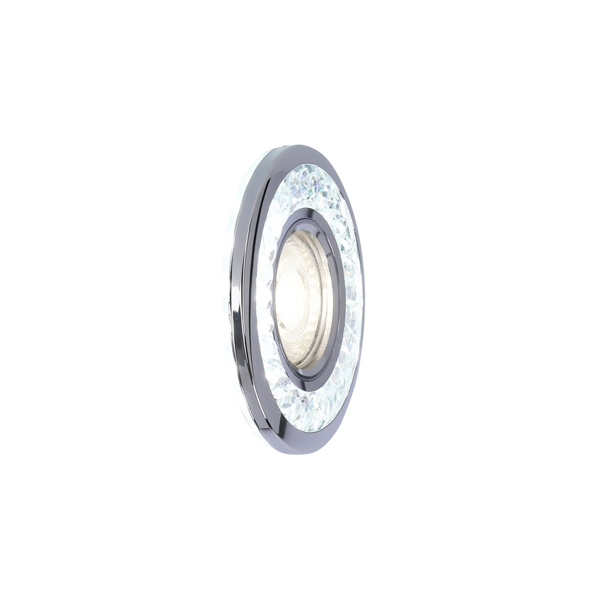 LED Vgradna svetilka EYE 1xGU10/50W + LED/3W/230V