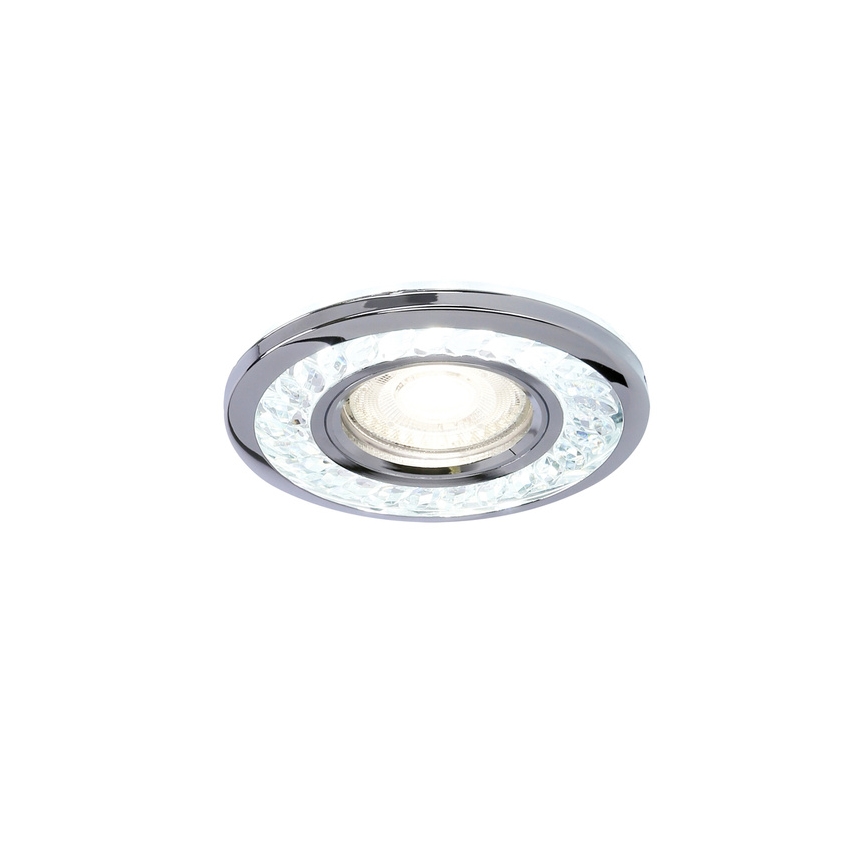 LED Vgradna svetilka EYE 1xGU10/50W + LED/3W/230V