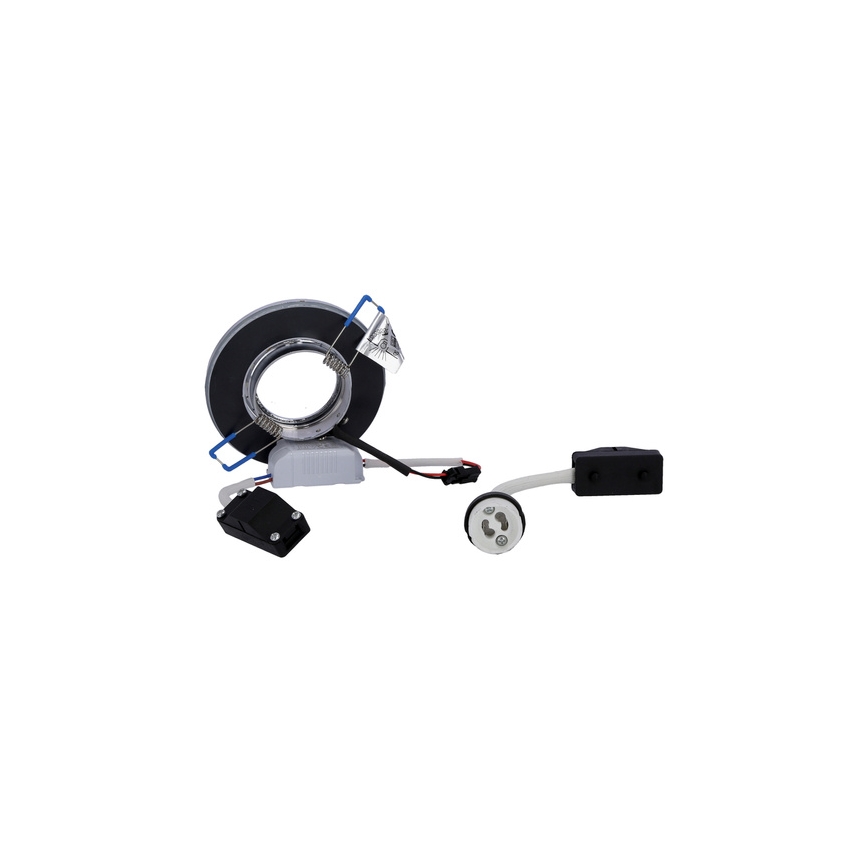 LED Vgradna svetilka EYE 1xGU10/50W + LED/3W/230V