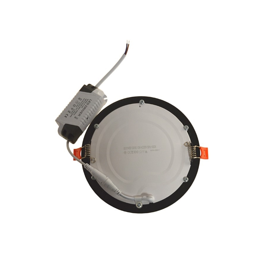 LED Vgradna svetilka GERD LED/12W/230V 4000K črna