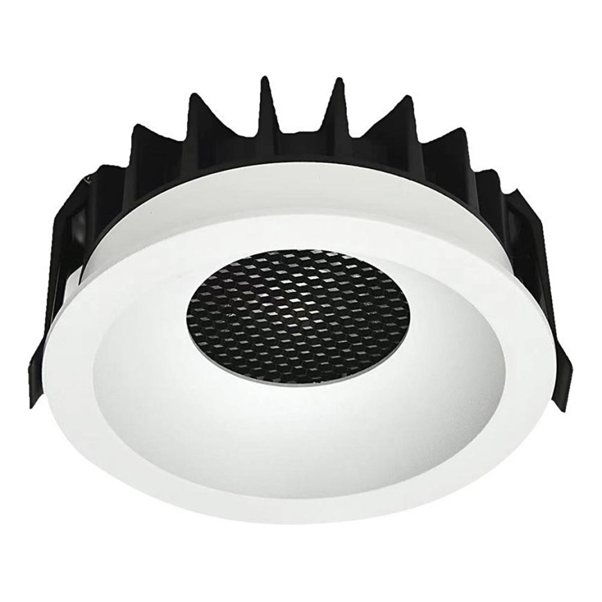 LED Vgradna svetilka LED/12W/230V 3000/4000/6400K ø 8,6 cm bela