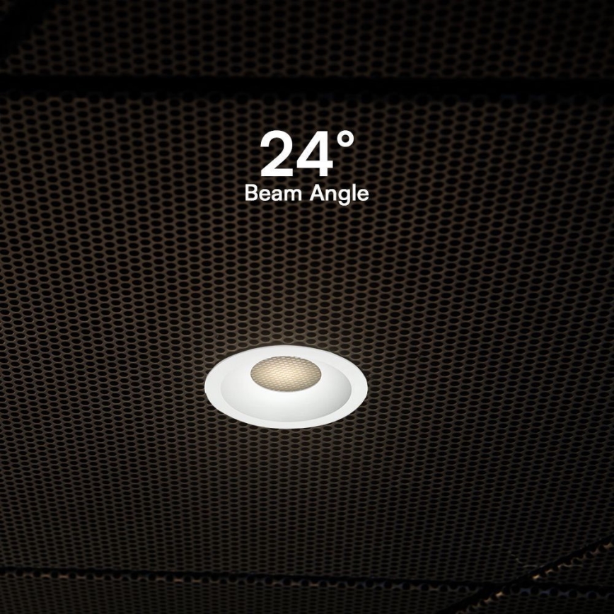 LED Vgradna svetilka LED/18W/230V 3000/4000/6400K pr. 10,6 cm bela