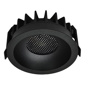 LED Vgradna svetilka LED/18W/230V 3000/4000/6400K ø 10,6 cm črna