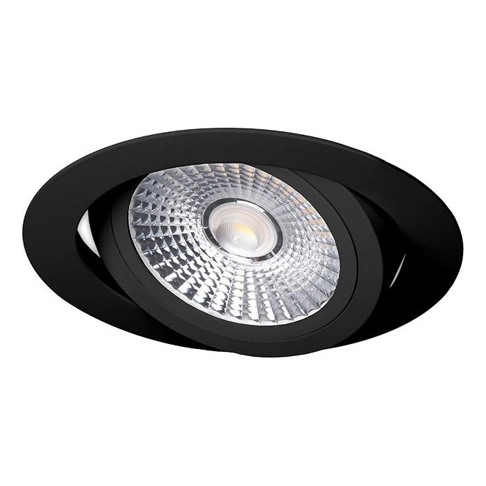 LED Vgradna svetilka LED/18W/230V 4000K pr. 11,5 cm črna