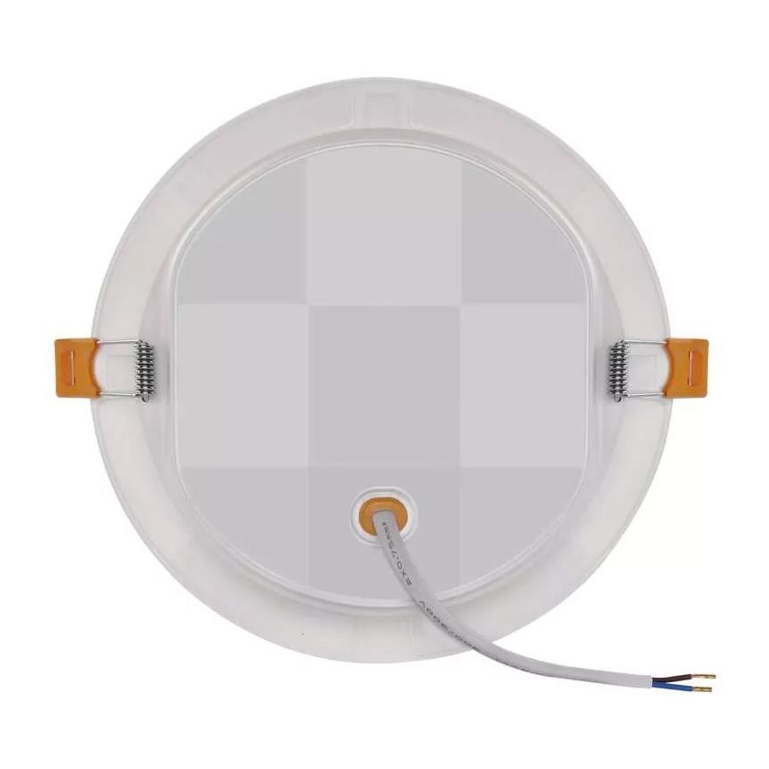 LED Vgradna svetilka LED/18W/230V premer 17 cm bela