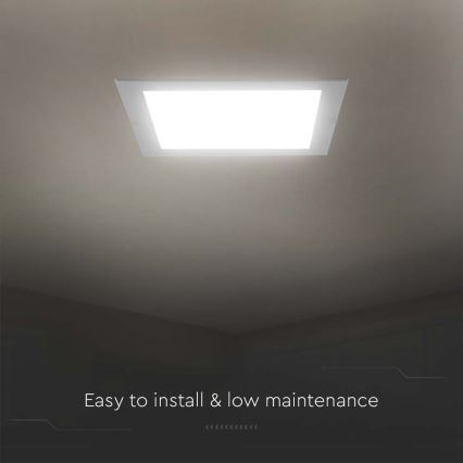 LED Vgradna svetilka LED/24W/230V 29,5x29,5 cm 6500K bela
