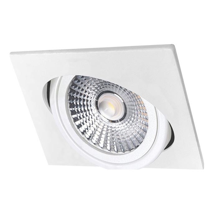 LED Vgradna svetilka LED/6W/230V 3000K 8,5x8,5 cm bela