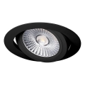 LED Vgradna svetilka LED/6W/230V 3000K pr. 8,5 cm črna