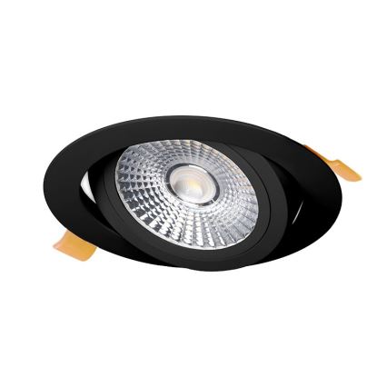 LED Vgradna svetilka LED/6W/230V 4000K pr. 8,5 cm črna