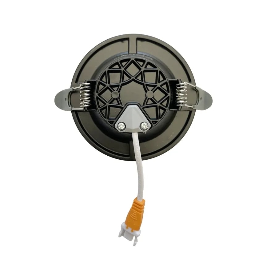 LED Vgradna svetilka LED/7,5W/230V 4000K črna/srebrna
