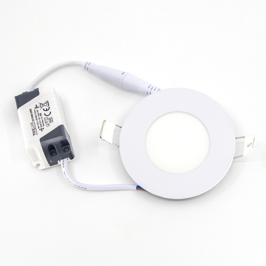 LED Vgradna svetilka QTEC LED/3W/230V 2700K pr. 8,3 cm