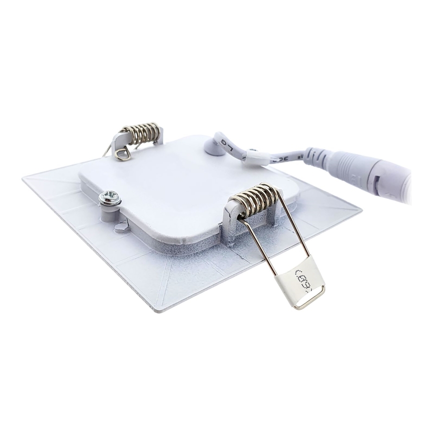 LED Vgradna svetilka QTEC LED/3W/230V 6500K 8,3x8,3 cm