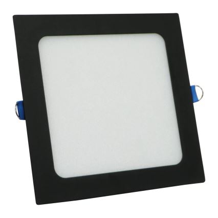 LED Vgradna svetilka RIGEL LED/10W/230V 4000K 16,8x16,8 cm črna