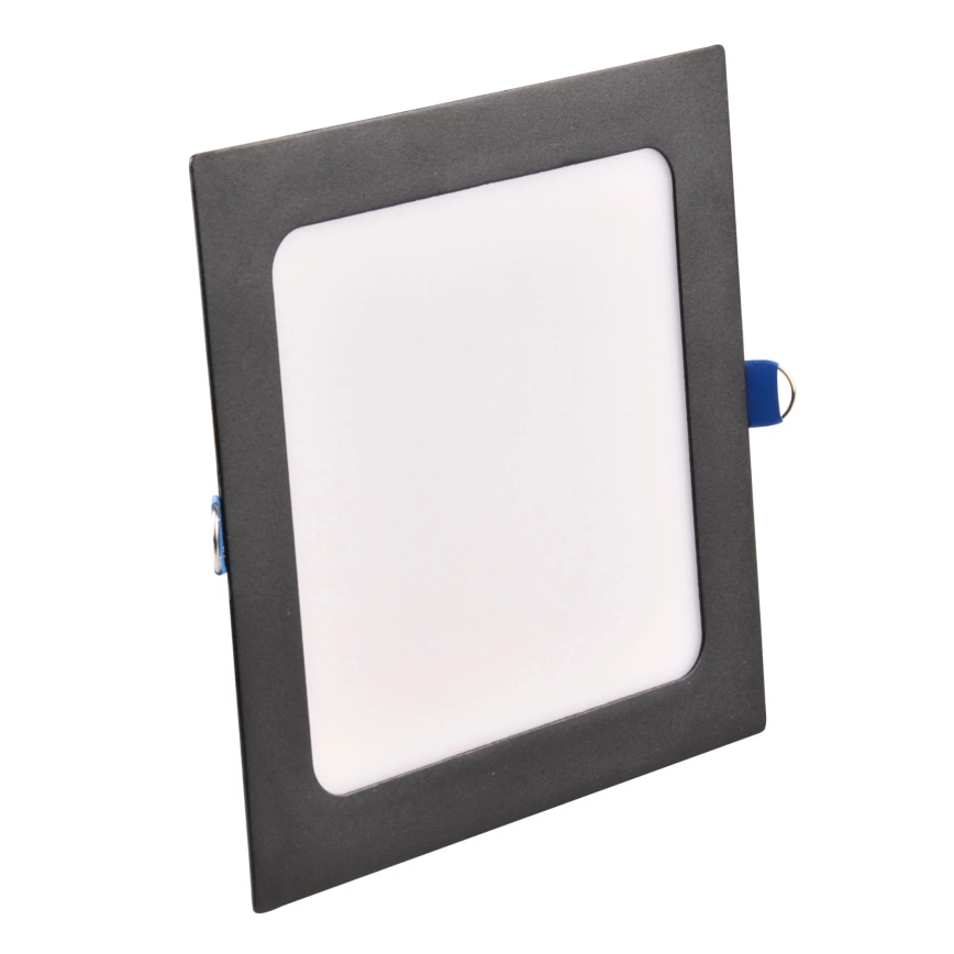 LED Vgradna svetilka RIGEL LED/10W/230V 4000K 16,8x16,8 cm črna