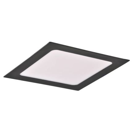 LED Vgradna svetilka RIGEL LED/10W/230V 4000K 16,8x16,8 cm črna