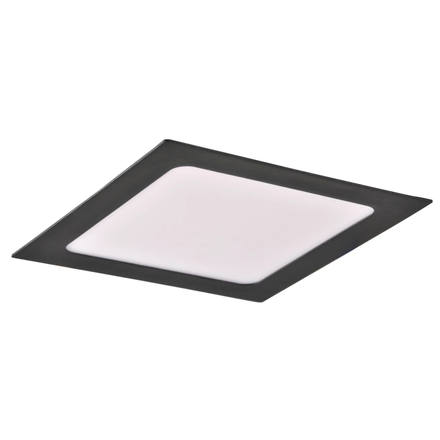 LED Vgradna svetilka RIGEL LED/10W/230V 4000K 16,8x16,8 cm črna