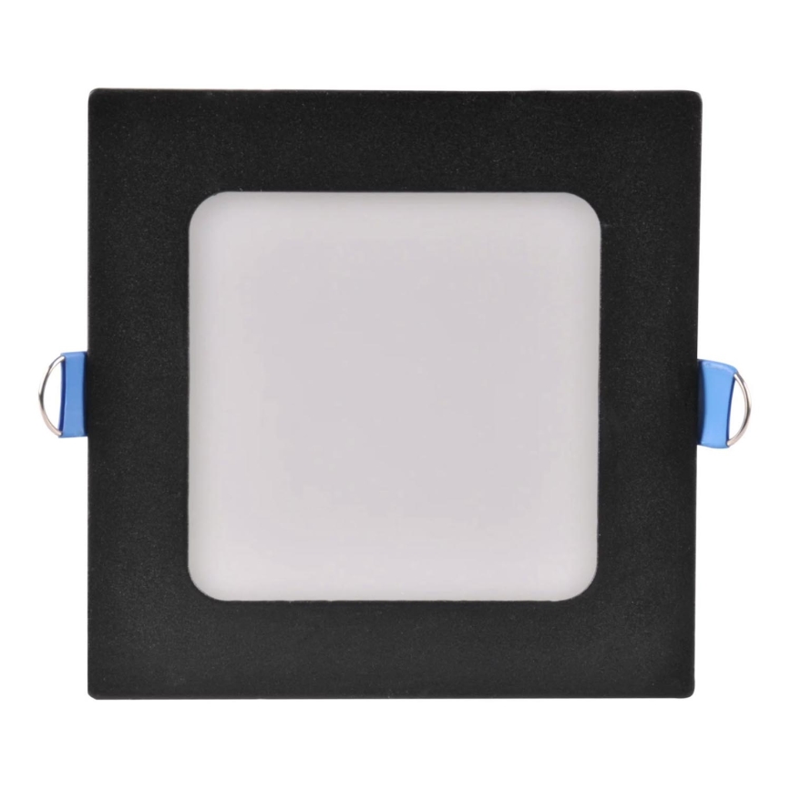 LED Vgradna svetilka RIGEL LED/4,8W/230V 4000K 11,8x11,8 cm črna