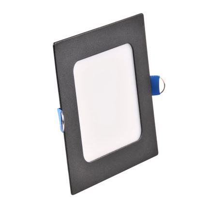 LED Vgradna svetilka RIGEL LED/4,8W/230V 4000K 11,8x11,8 cm črna