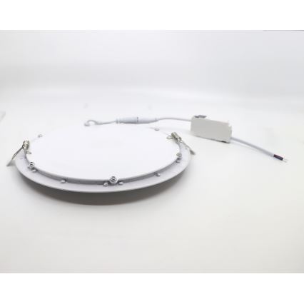 LED Vgradna svetilka ROUND LED/12W/230V 4200K