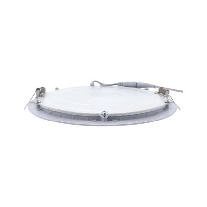 LED Vgradna svetilka ROUND LED/12W/230V 4200K