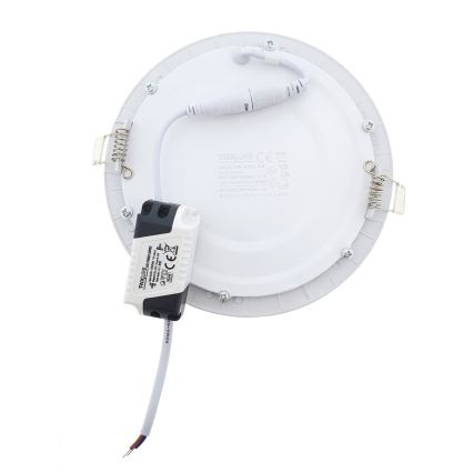 LED Vgradna svetilka ROUND LED/12W/230V 4200K