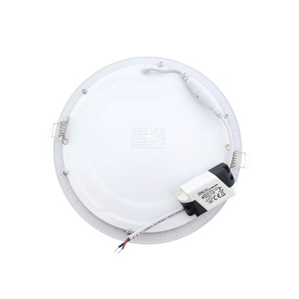 LED Vgradna svetilka ROUND LED/18W/230V 2700K
