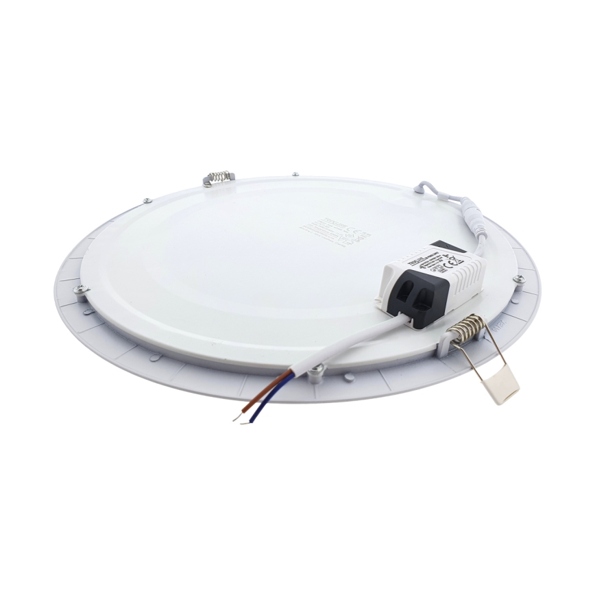 LED Vgradna svetilka ROUND LED/24W/230V 4200K