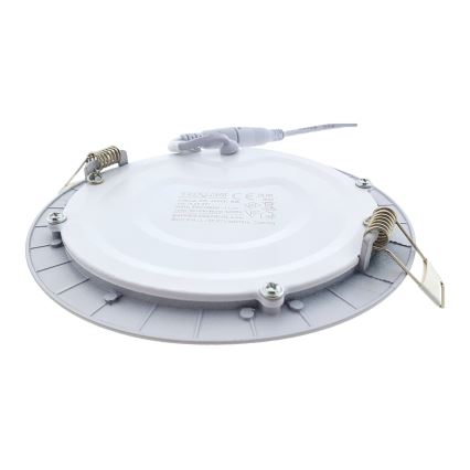 LED Vgradna svetilka ROUND LED/9W/230V 4200K