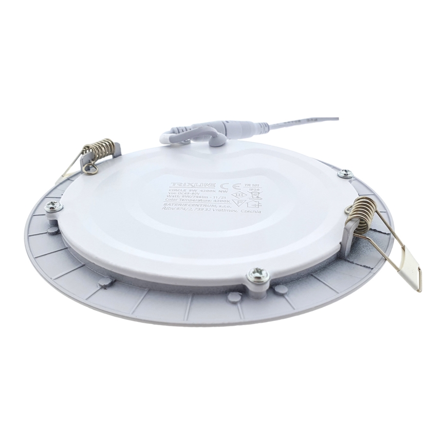LED Vgradna svetilka ROUND LED/9W/230V 4200K