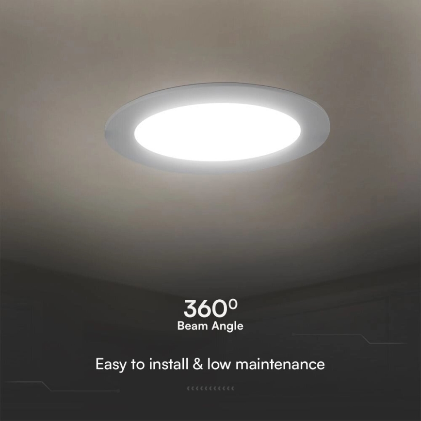 LED Vgradna svetilka SAMSUNG CHIP LED/24W/230V 4000K pr. 29,4 cm bela