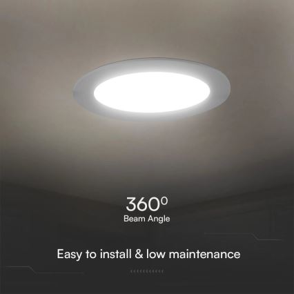 LED Vgradna svetilka SAMSUNG CHIP LED/24W/230V 6500K pr. 29,4 cm bela