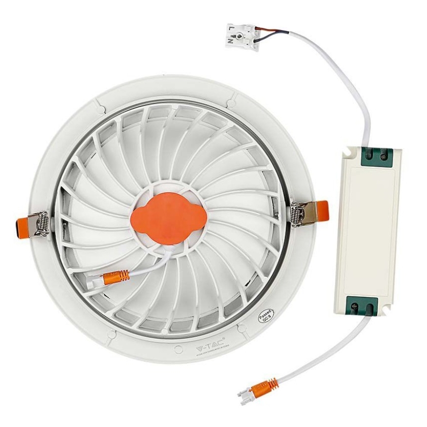 LED Vgradna svetilka SAMSUNG CHIP LED/30W/230V 3000K