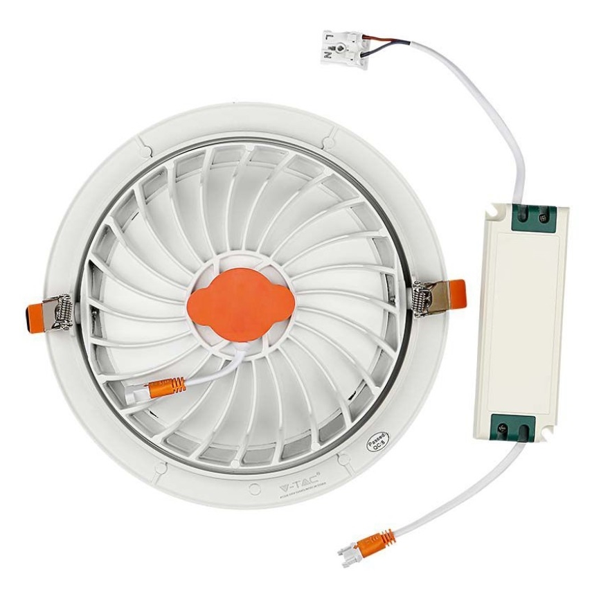 LED Vgradna svetilka SAMSUNG CHIP LED/30W/230V 6400K