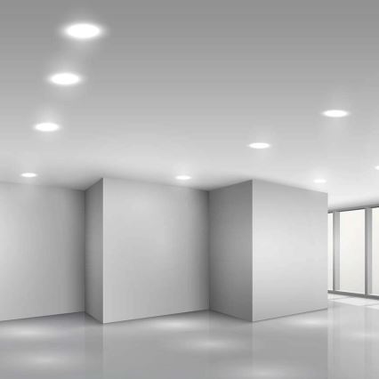 LED Vgradna svetilka SAMSUNG CHIP LED/3W/230V 6500K pr. 9,5 cm bela