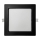 LED Vgradna svetilka SQUARE LED/12W/230V 4000K 17x17 cm črna