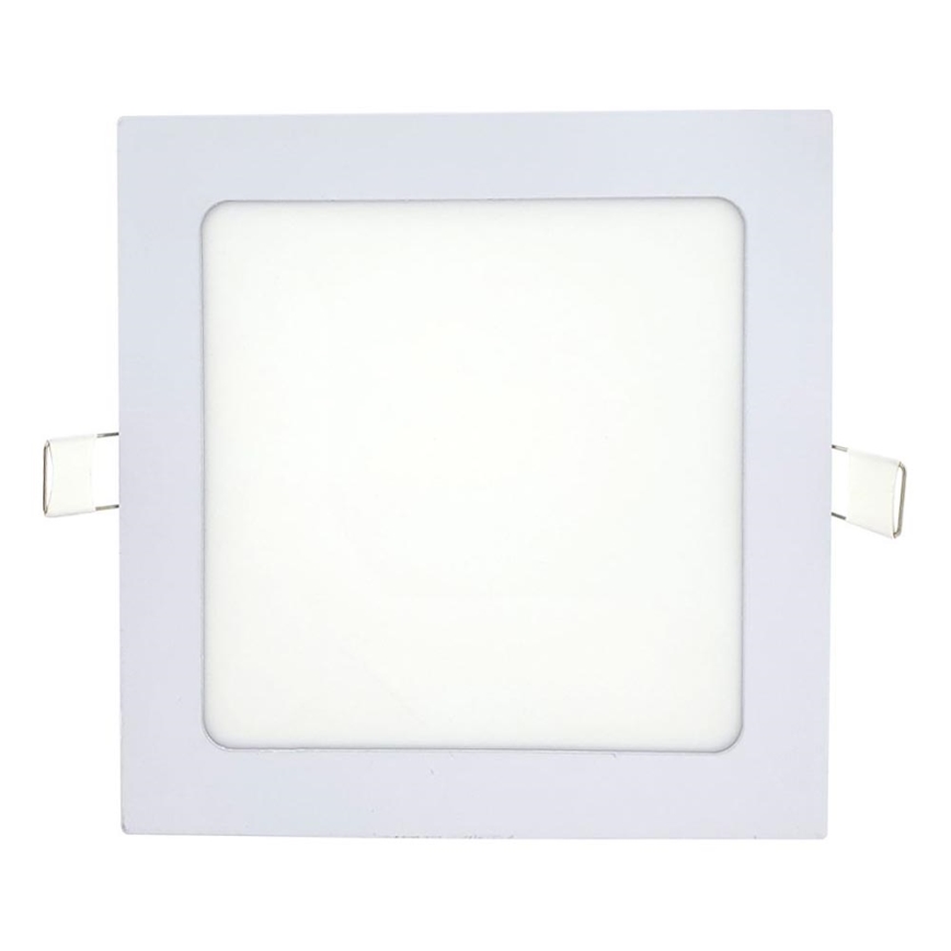 LED Vgradna svetilka SQUARE LED/12W/230V 4200K 16,8x16,8 cm bela