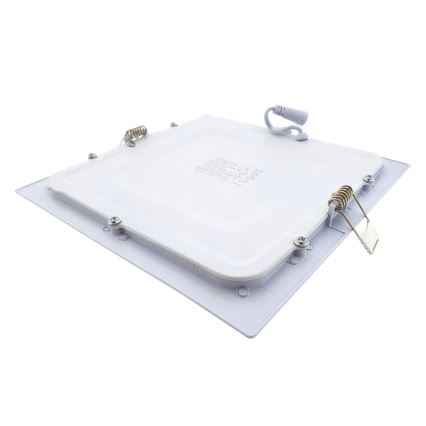 LED Vgradna svetilka SQUARE LED/15W/230V 4200K 18,8x18,8 cm bela