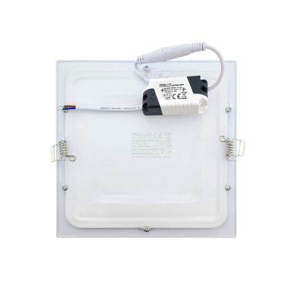 LED Vgradna svetilka SQUARE LED/15W/230V 6500K 18,8x18,8 cm bela
