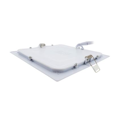 LED Vgradna svetilka SQUARE LED/15W/230V 6500K 18,8x18,8 cm bela