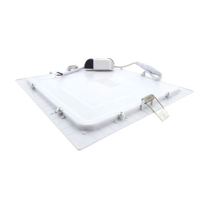 LED Vgradna svetilka SQUARE LED/18W/230V 2700K 22x22 cm bela