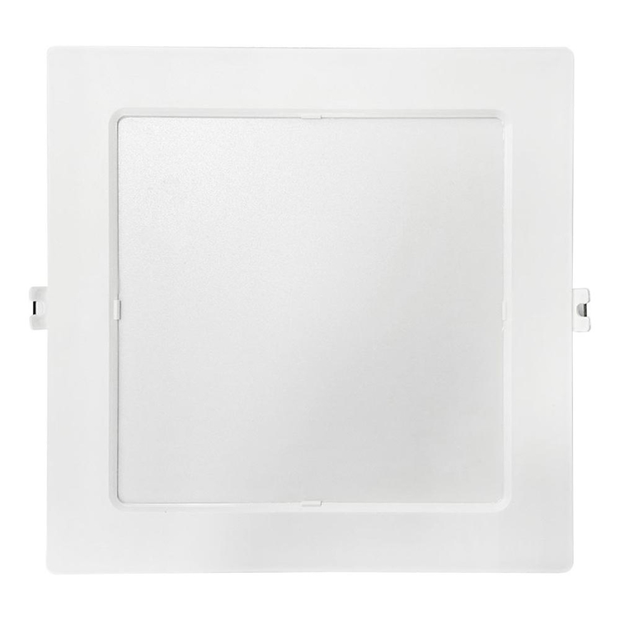LED Vgradna svetilka SQUARE LED/18W/230V 4000K 22x22 cm bela
