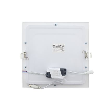 LED Vgradna svetilka SQUARE LED/18W/230V 4200K 22x22 cm bela
