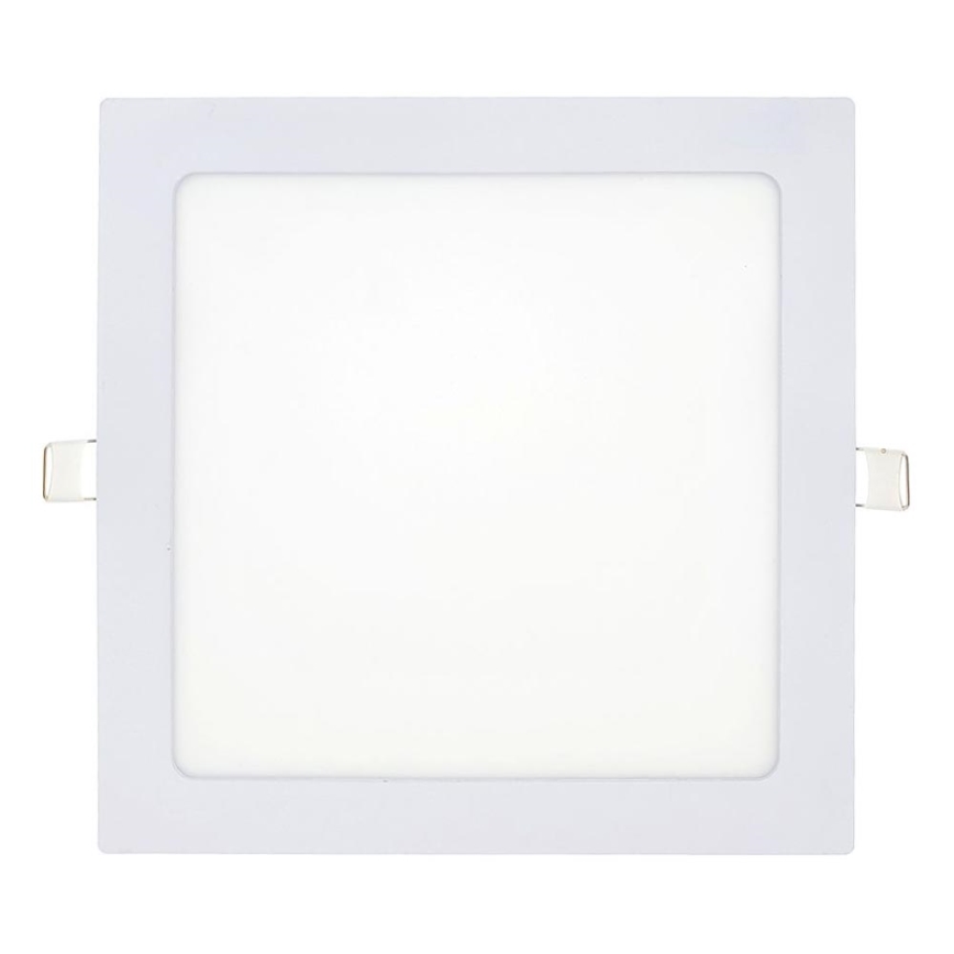 LED Vgradna svetilka SQUARE LED/18W/230V 6500K 22x22 cm bela