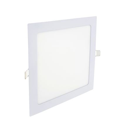 LED Vgradna svetilka SQUARE LED/18W/230V 6500K 22x22 cm bela