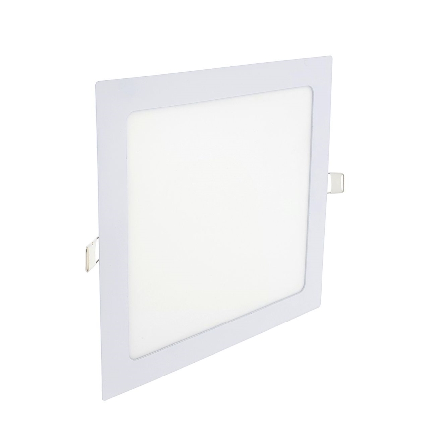 LED Vgradna svetilka SQUARE LED/18W/230V 6500K 22x22 cm bela