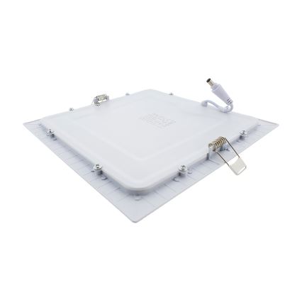 LED Vgradna svetilka SQUARE LED/18W/230V 6500K 22x22 cm bela