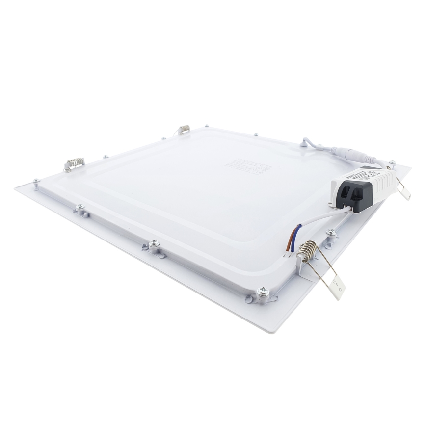 LED Vgradna svetilka SQUARE LED/24W/230V 4200K 29,2x29,2 cm bela