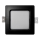 LED Vgradna svetilka SQUARE LED/3W/230V 4000K 9x9 cm črna